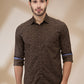 Parx Brown Casual Shirts