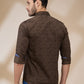 Parx Brown Casual Shirts