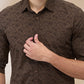 Parx Brown Casual Shirts