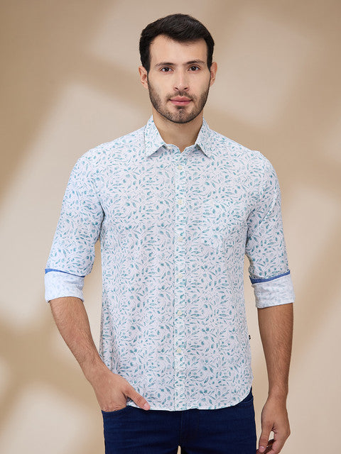 Parx Green Casual Shirts