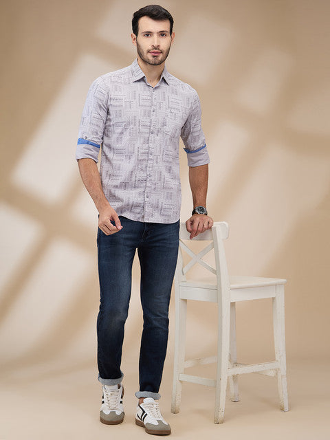 Parx Grey Casual Shirts