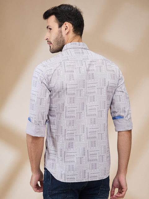 Parx Grey Casual Shirts