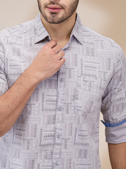 Parx Grey Casual Shirts