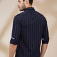 Parx Blue Casual Shirt 