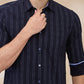 Parx Blue Casual Shirt 