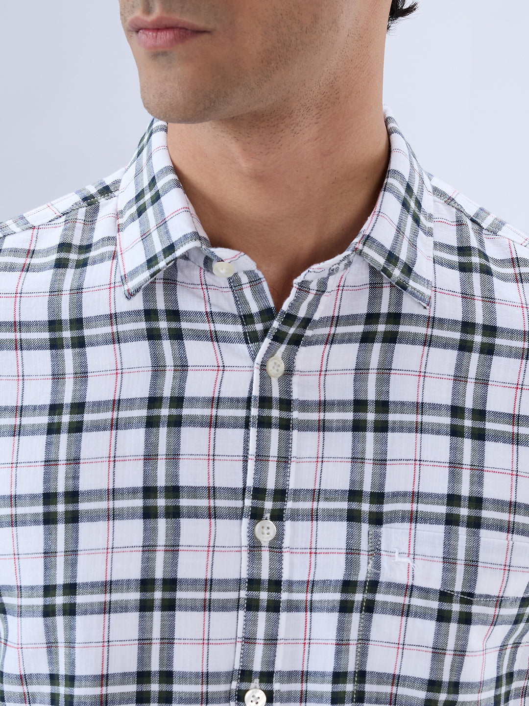 Parx Green Casual Shirt