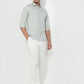 Parx Men Grey Slim Fit Solid Casual Shirt