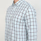 Parx Men Blue Checks Slim Fit Cotton Casual Shirt