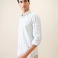 Parx Men Orange Checks Slim Fit Cotton Casual Shirt
