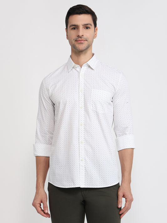 Parx Blue Casual Shirt