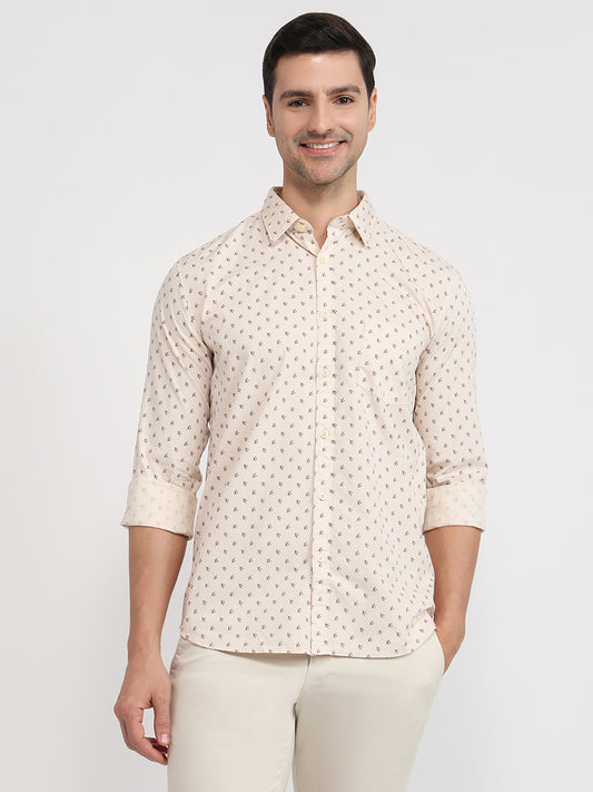 Parx Brown Casual Shirt