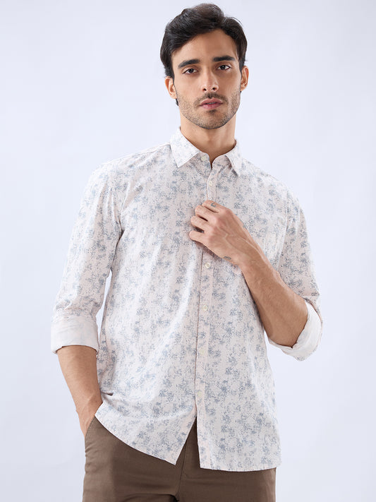 Parx Orange Casual Shirt