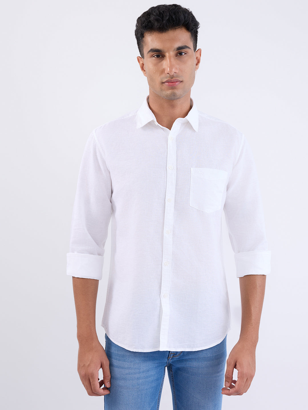 Parx White Casual Shirt