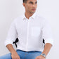 Parx White Casual Shirt