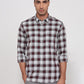 Parx Maroon Casual Shirt