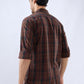 Parx Brown Casual Shirt