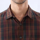 Parx Brown Casual Shirt