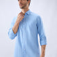 Parx Blue Casual Shirt