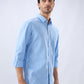 Parx Blue Casual Shirt