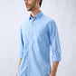 Parx Blue Casual Shirt