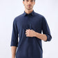 Parx Blue Casual Shirt