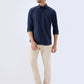 Parx Blue Casual Shirt