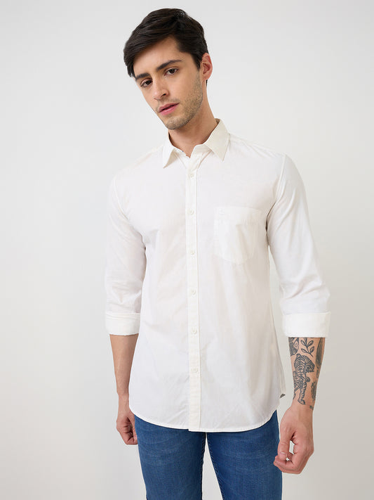 Parx White Casual Shirt 