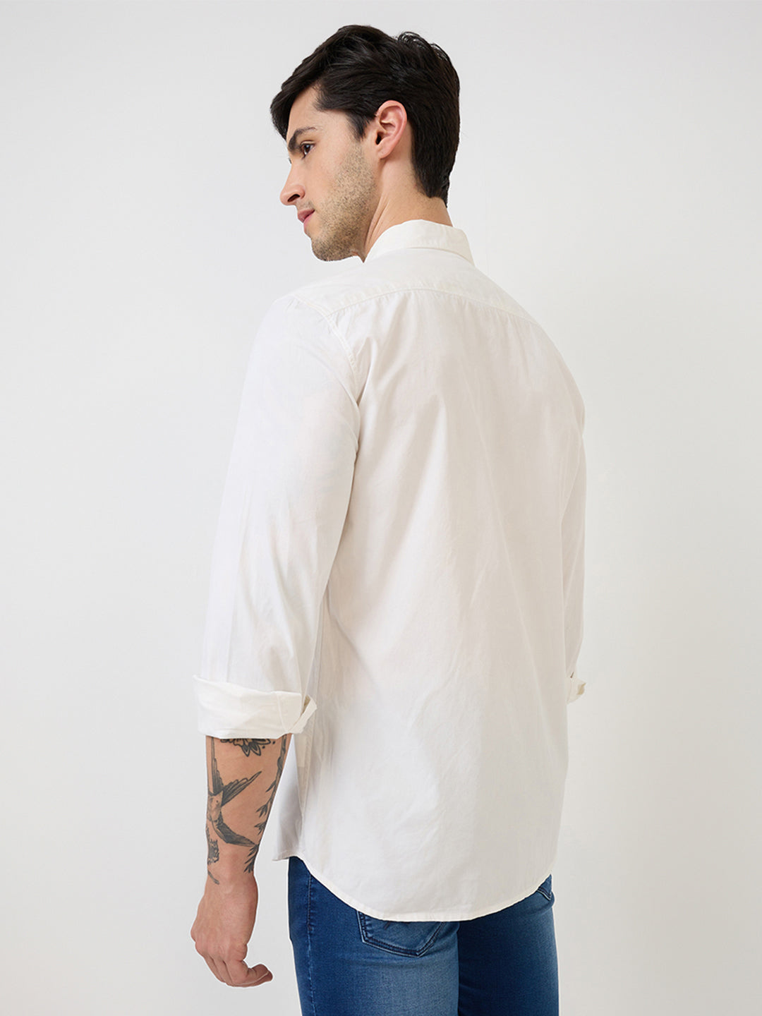 Parx White Casual Shirt 