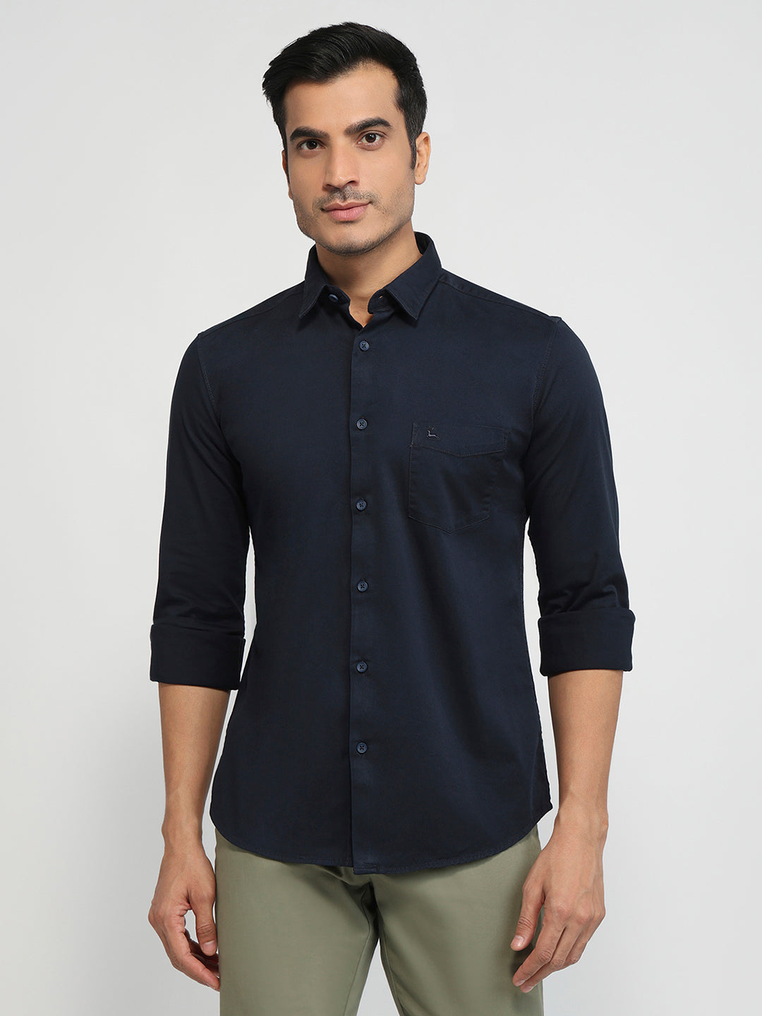 Parx Blue Casual Shirt