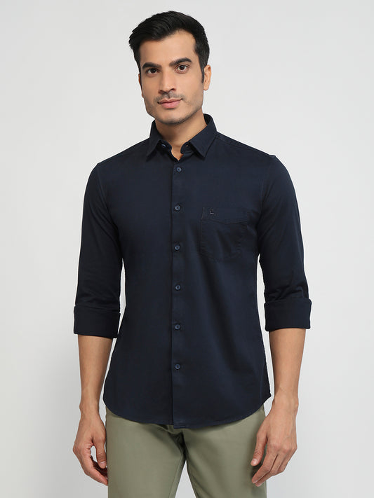 Parx Blue Casual Shirt