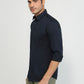 Parx Blue Casual Shirt