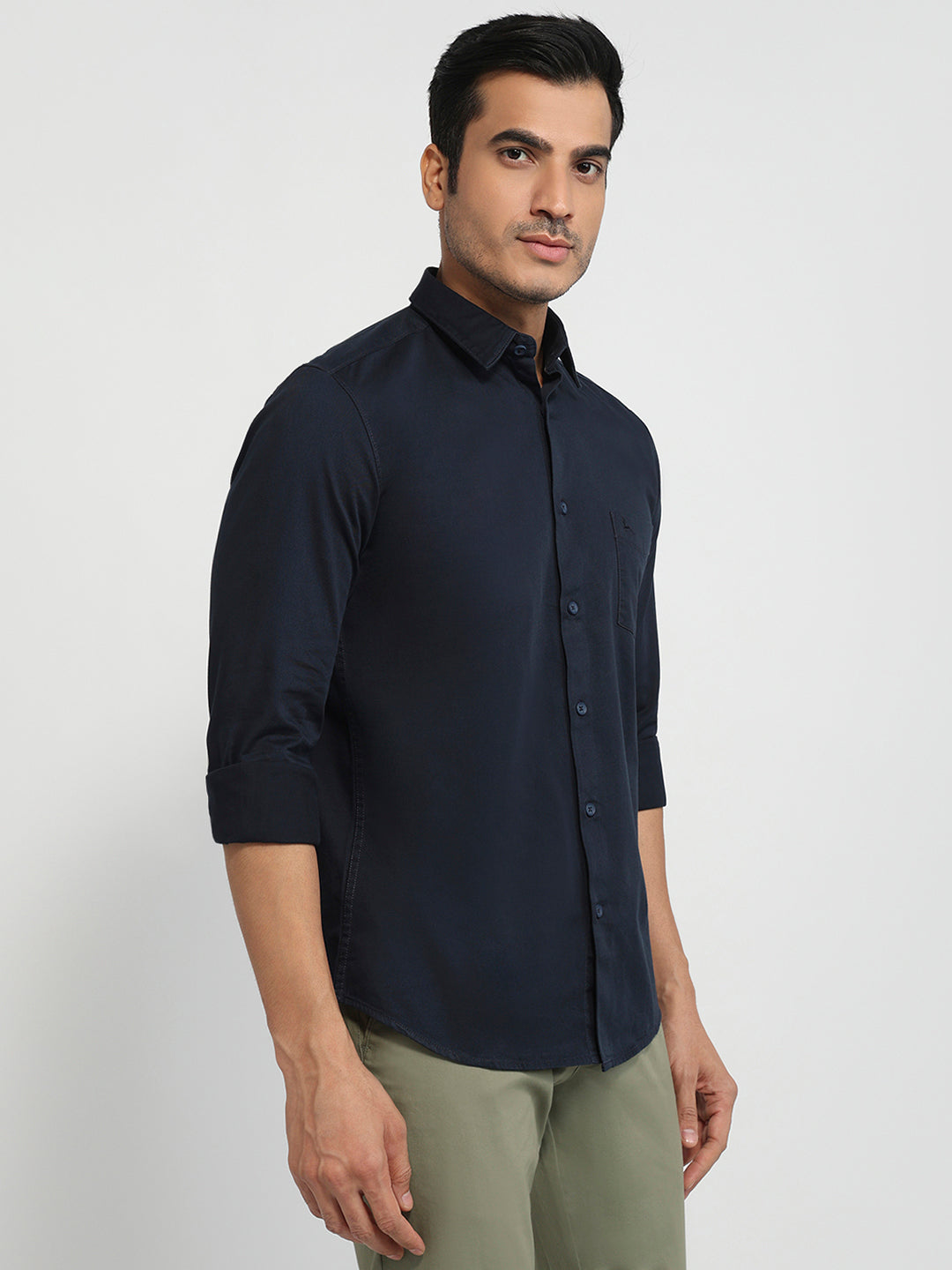 Parx Blue Casual Shirt