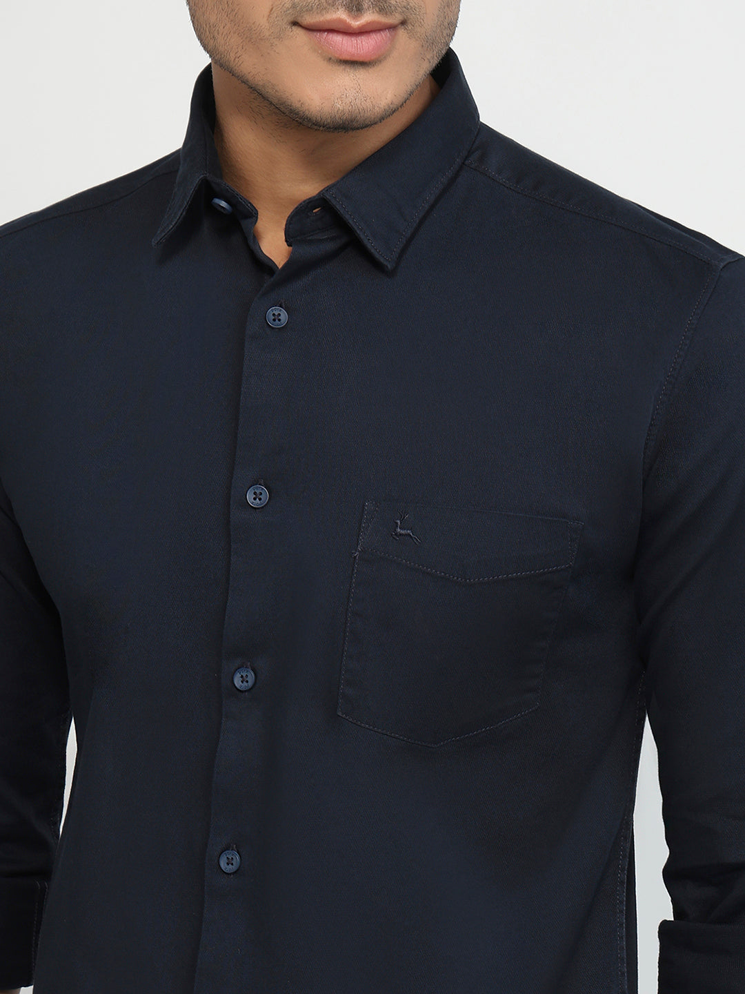 Parx Blue Casual Shirt