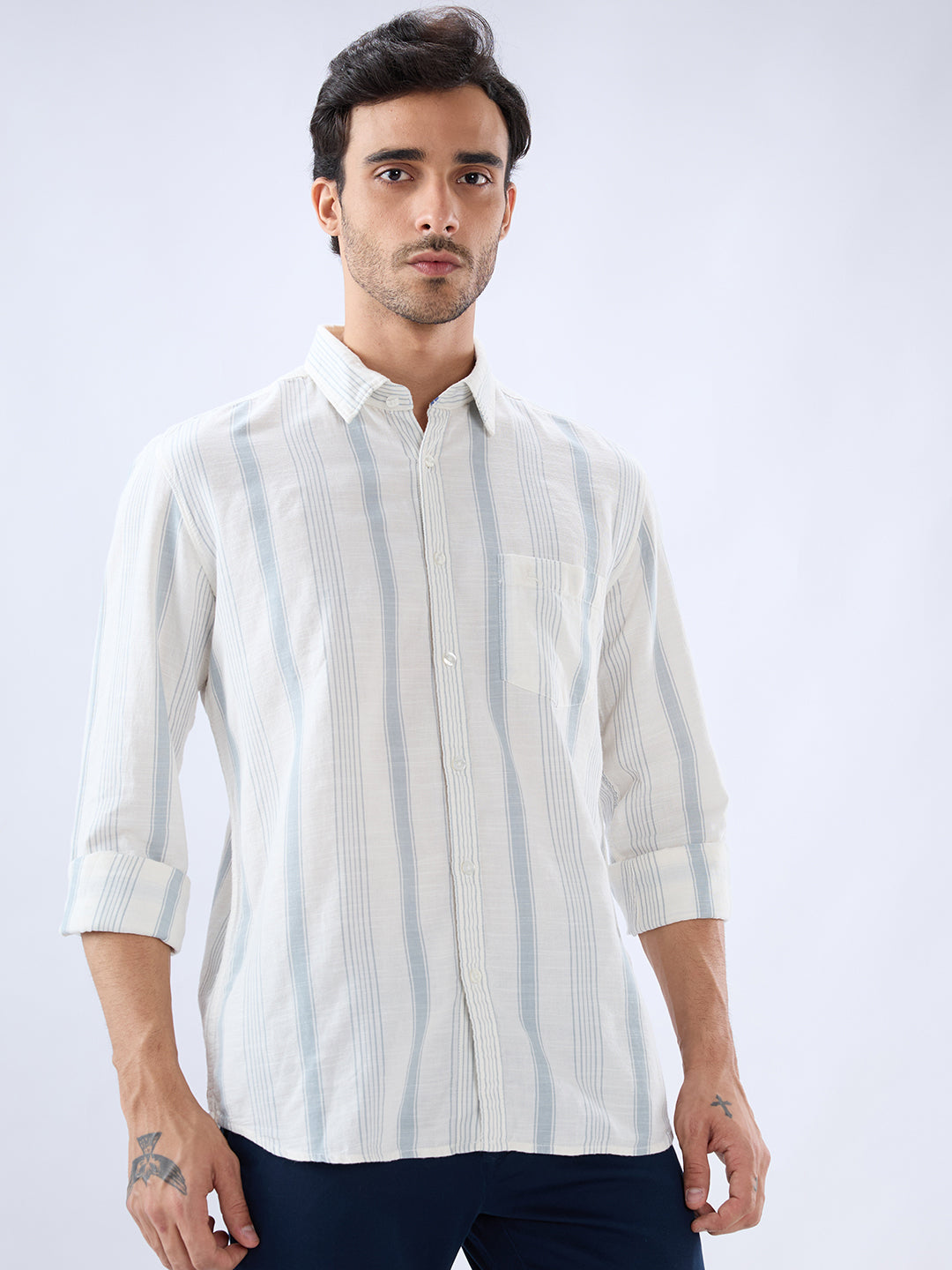 Parx White Casual Shirt