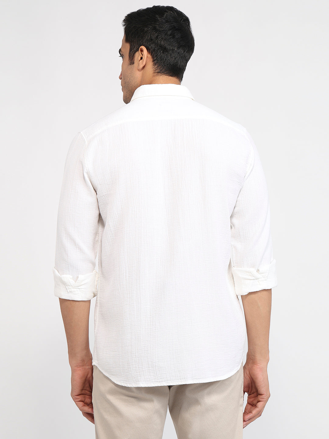 Parx White Casual Shirt