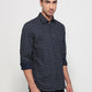 Parx Blue Casual Shirt