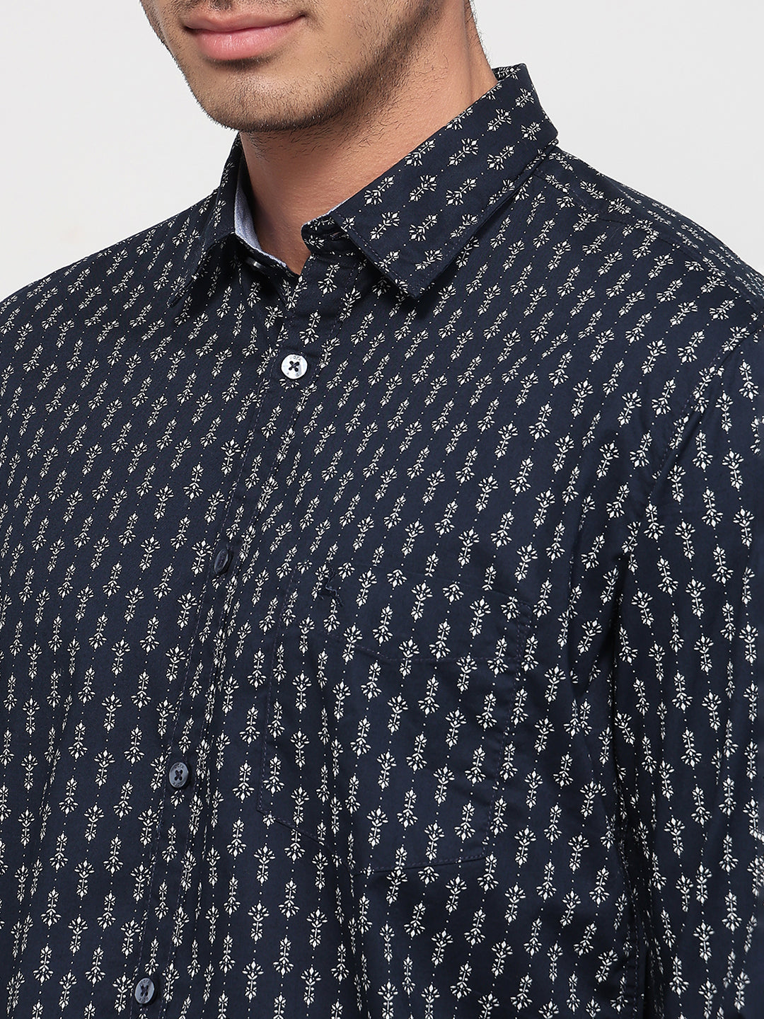 Parx Blue Casual Shirt
