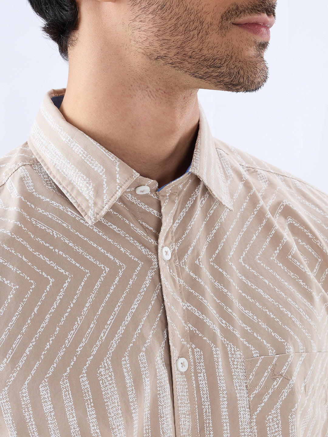 Parx Green Casual Shirt