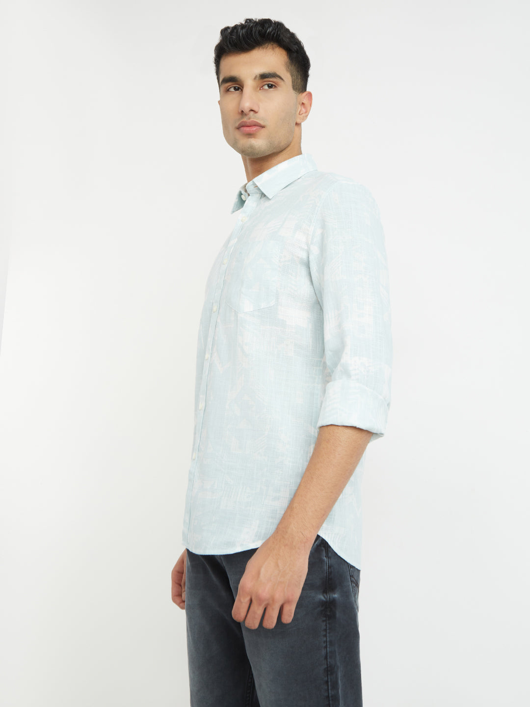Parx Grey Casual Shirt 