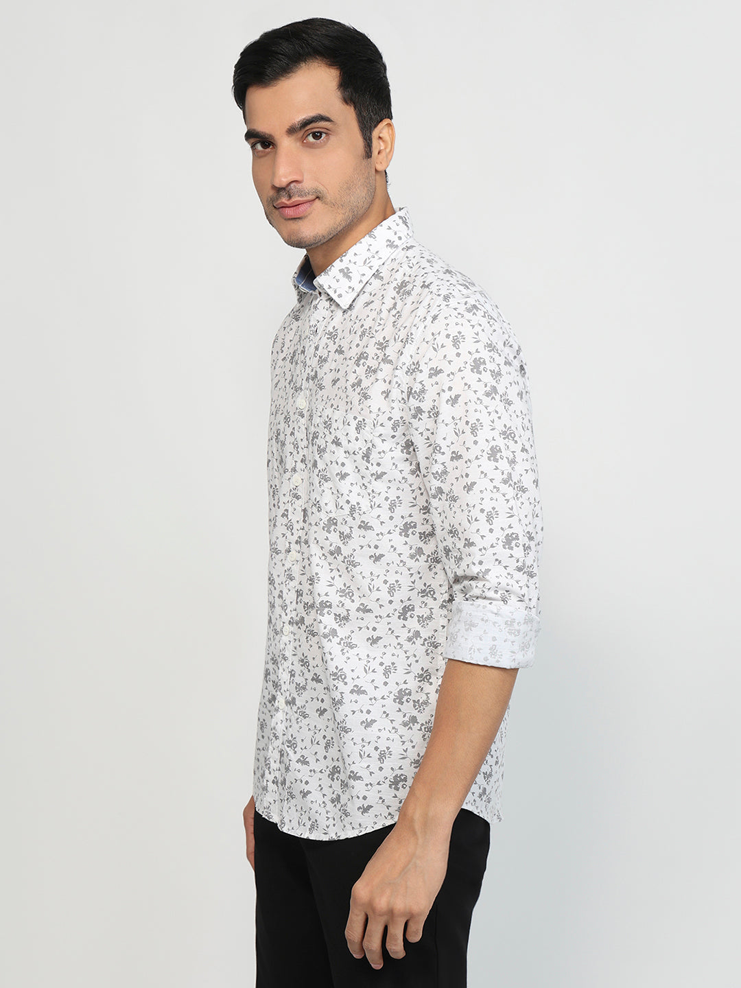 Parx Grey Casual Shirt