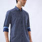 Parx Blue Casual Shirt