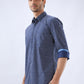 Parx Blue Casual Shirt