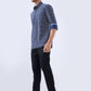 Parx Blue Casual Shirt
