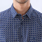 Parx Blue Casual Shirt
