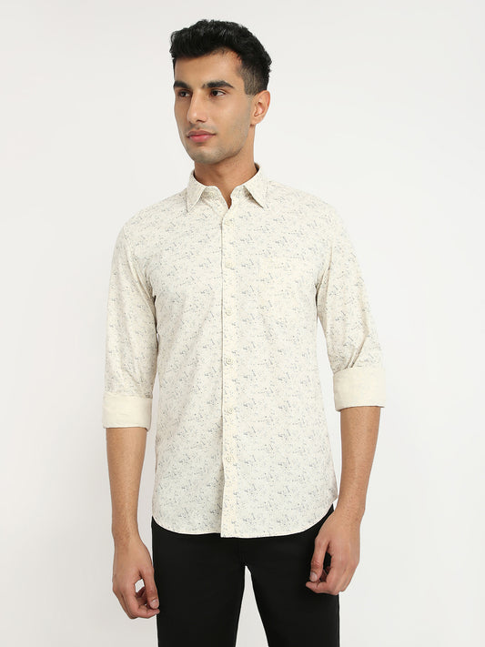 Parx Brown Casual Shirt 