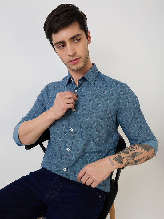 Parx Grey Casual Shirt 