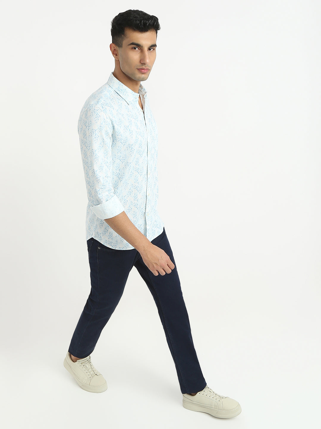 Parx Blue Casual Shirt 