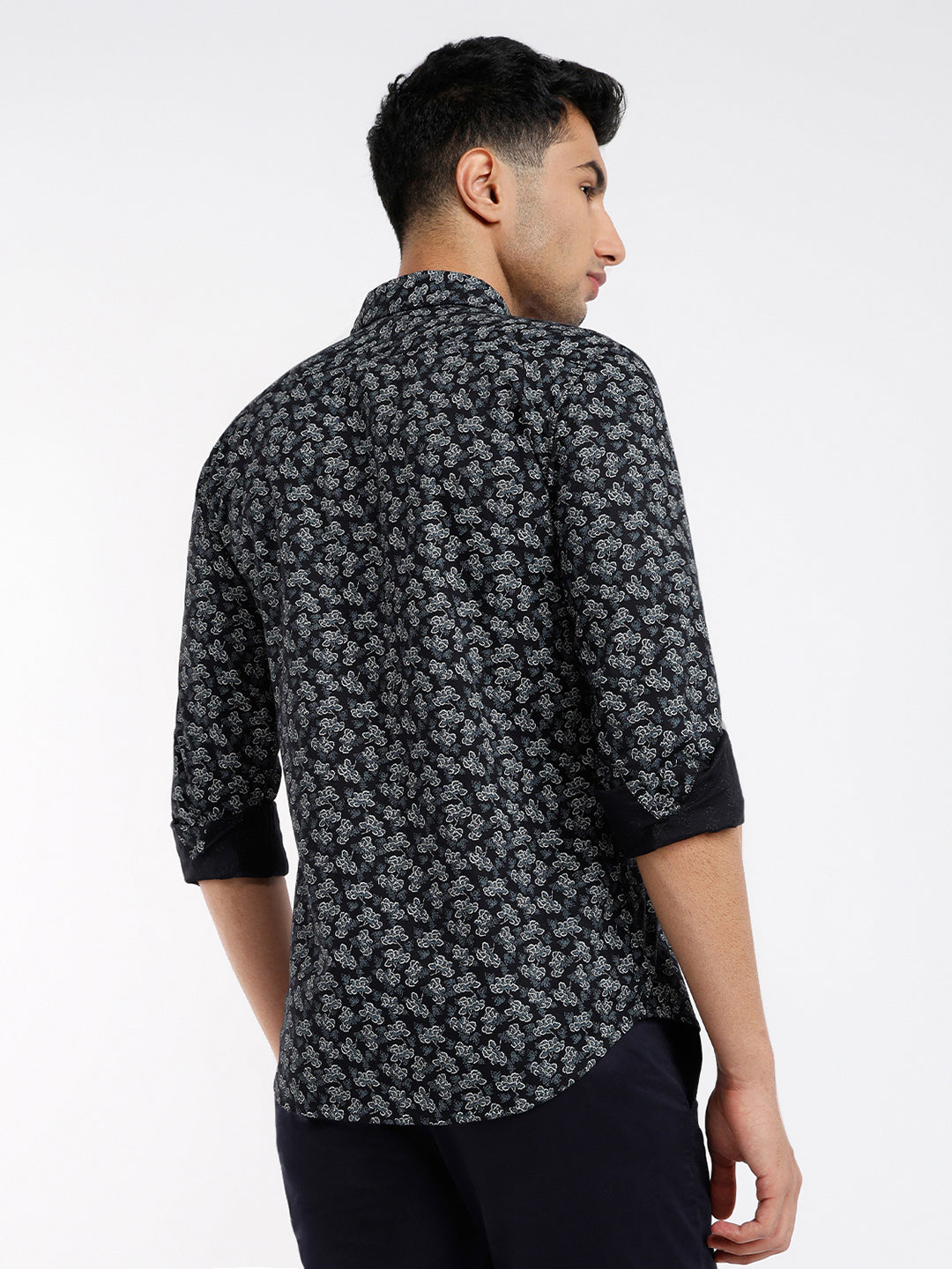 Parx Black Casual Shirt 