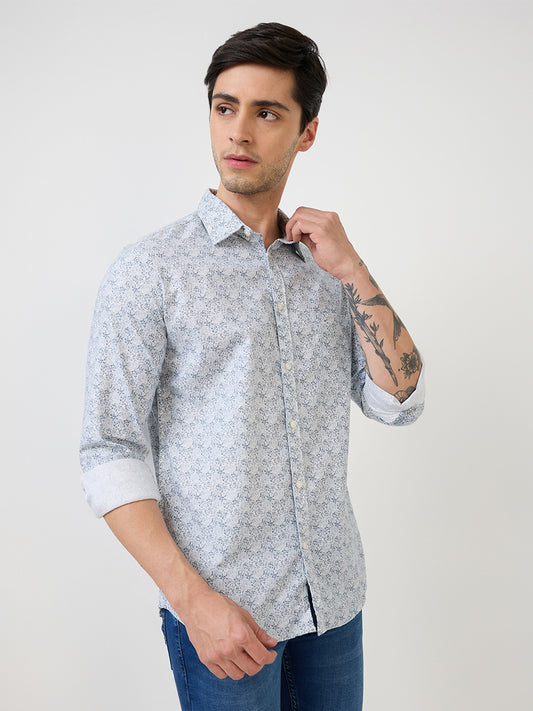 Parx White Casual Shirt 