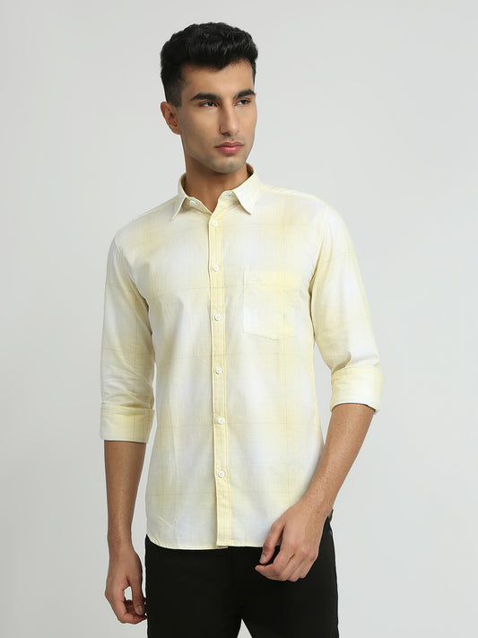 Parx Yellow Casual Shirt 